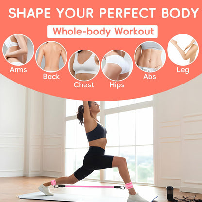 Ankle Resistance Band With Straps Women's Home Hip Ankle Exercise Fitness Equipment