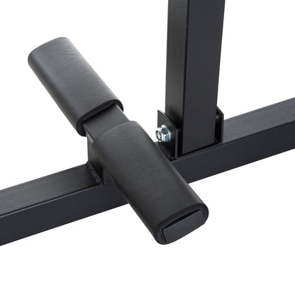 Steel Seated Calf Raise Machine Adjustable Leg Press Strength Training Gym Black