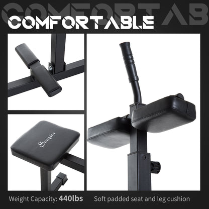 Steel Seated Calf Raise Machine Adjustable Leg Press Strength Training Gym Black
