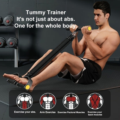 A Set Of Adjustable Resistance Tension Bands With Foot Pedals And Handles, High Resistance Level, Anti Fall, Suitable For Fitness Training, Body Stretching, And Abdominal Muscle Exercises